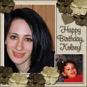 Kelsey 22 scrapbook page